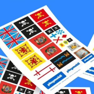 Barco Pirata 3550 - Sticker Físico